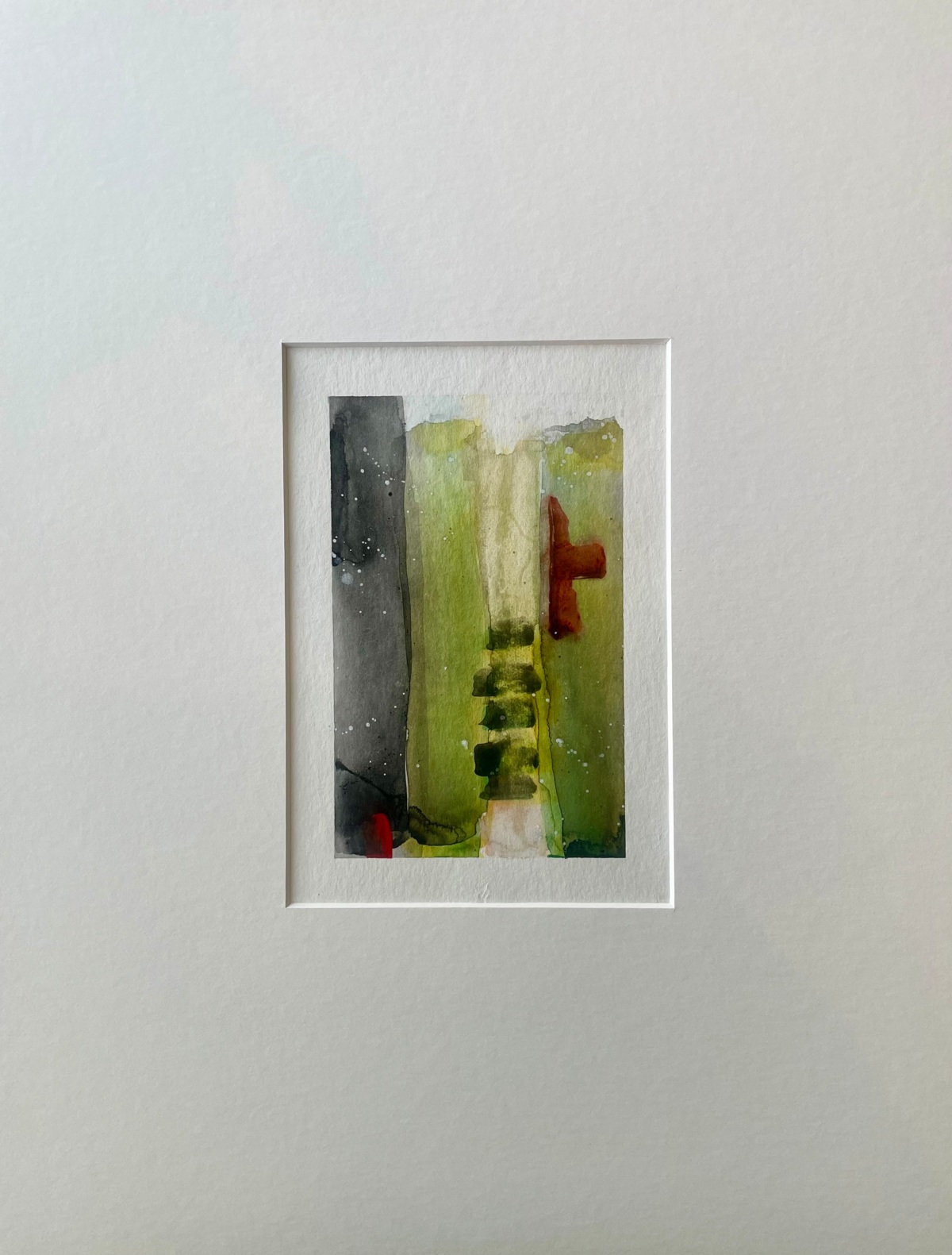 Bavo, waterverf op papier, 15x22cm, 2026
