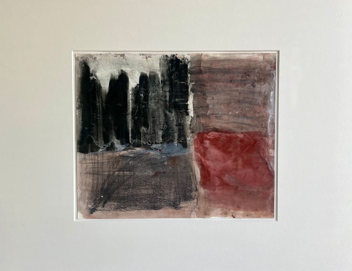 acrylverf, grafiet, krijt op papier, 35x29cm, 2026