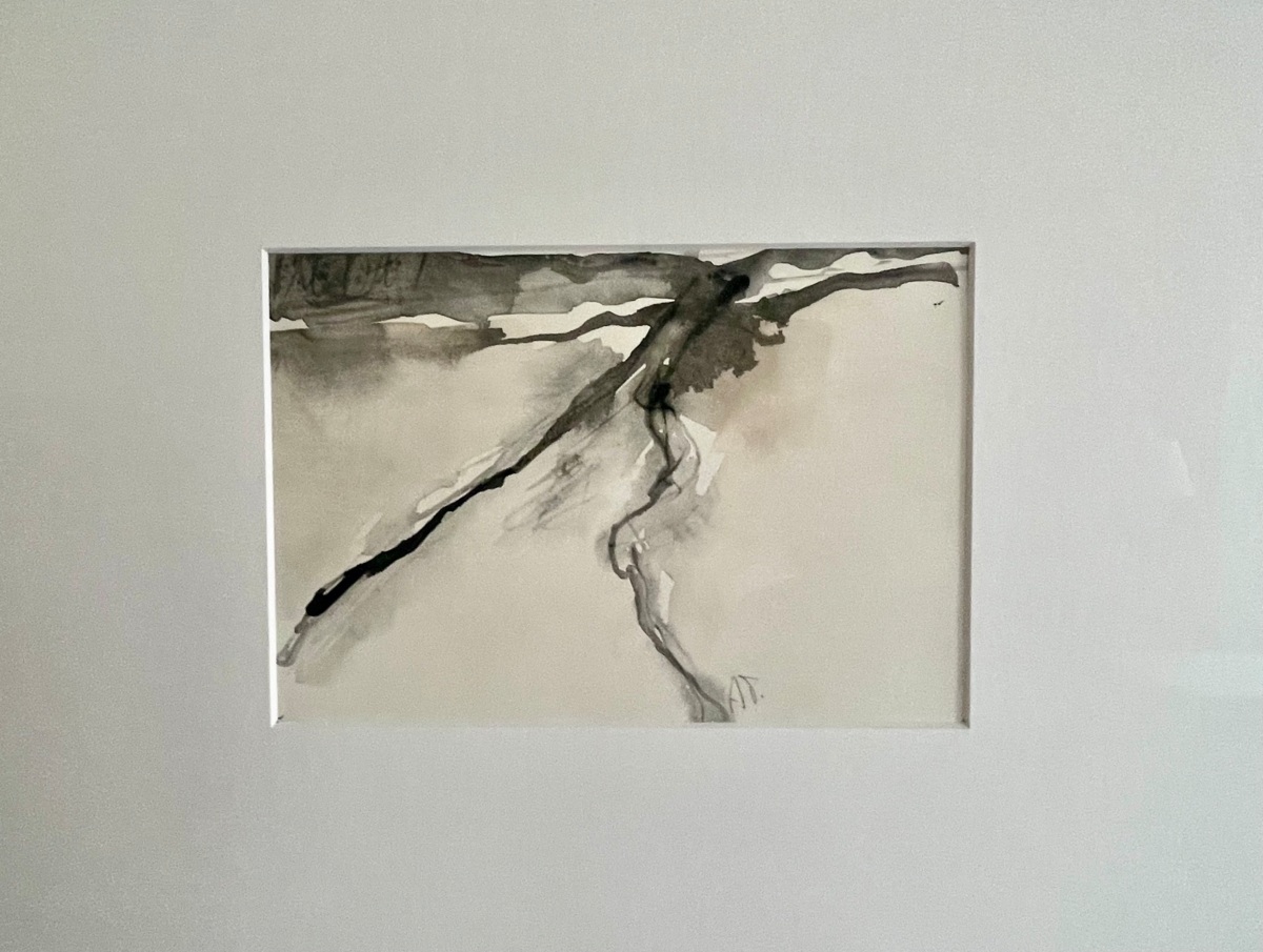 Boerenland, waterverf, inkt op papier, 22x15cm, 2026