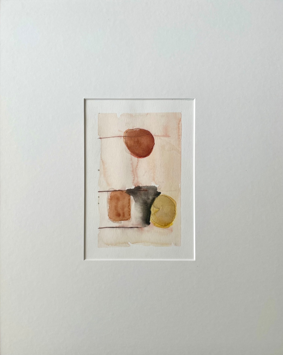 waterverf op papier, 15x22cm, 2026